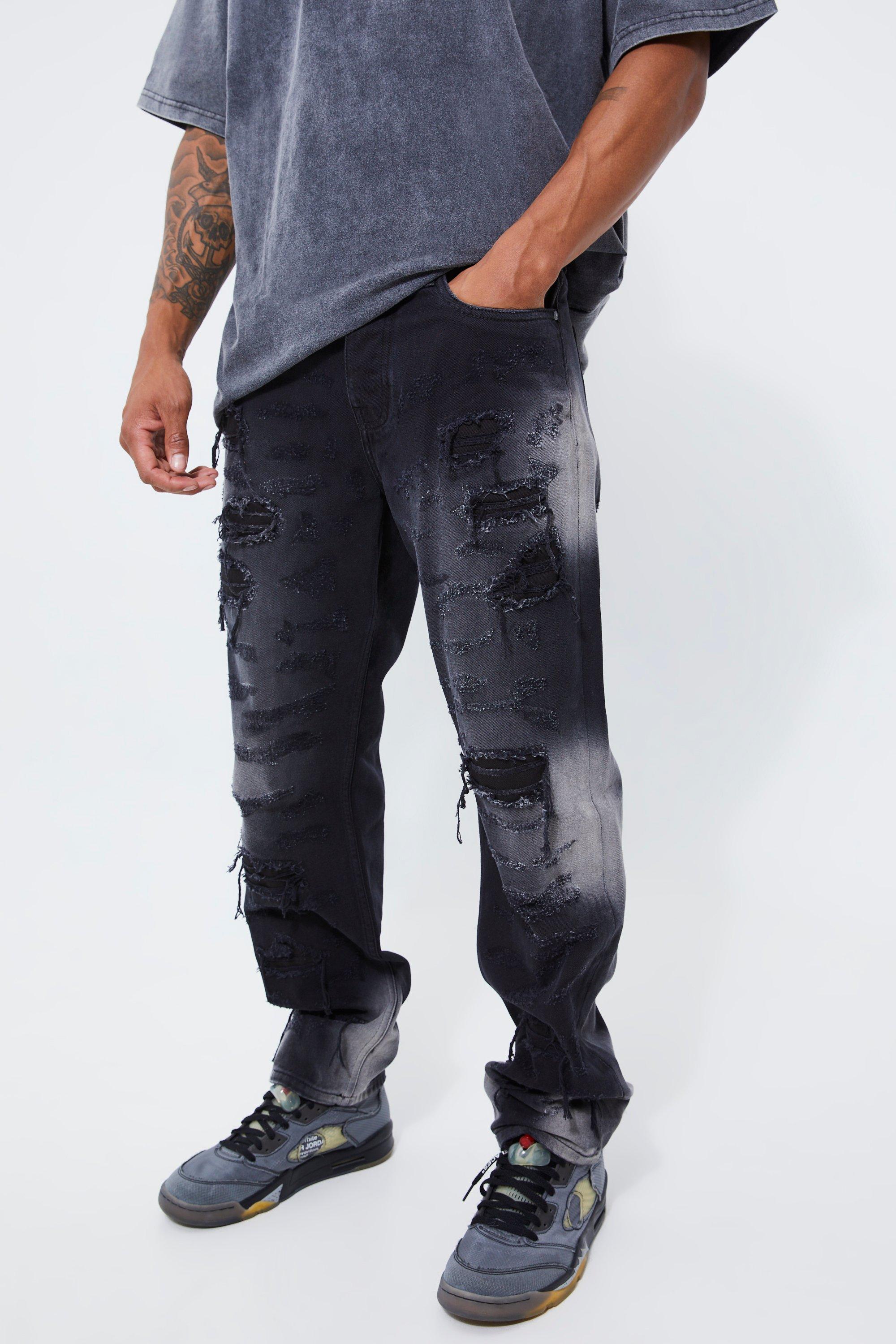 Relaxed store distressed jeans